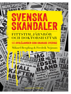 cover image of Svenska skandaler
